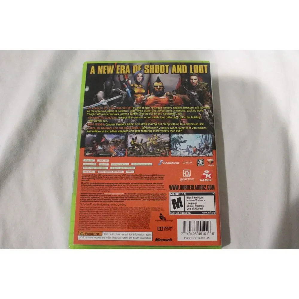 Borderlands 2 – Xbox 360 – Complete with Case